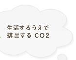 生活するうえで排出するCO2