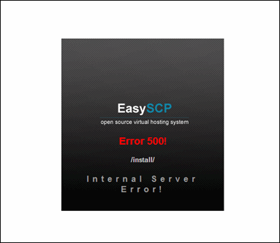 EasySCPエラー画面